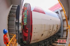 盐宜高速铁路长江隧道进入盾构掘进阶段